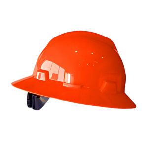 Cascos MSA ala ancha Naranja