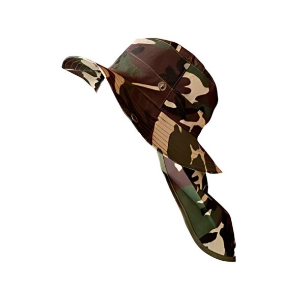 Sombreros con cubrenucas verde militar