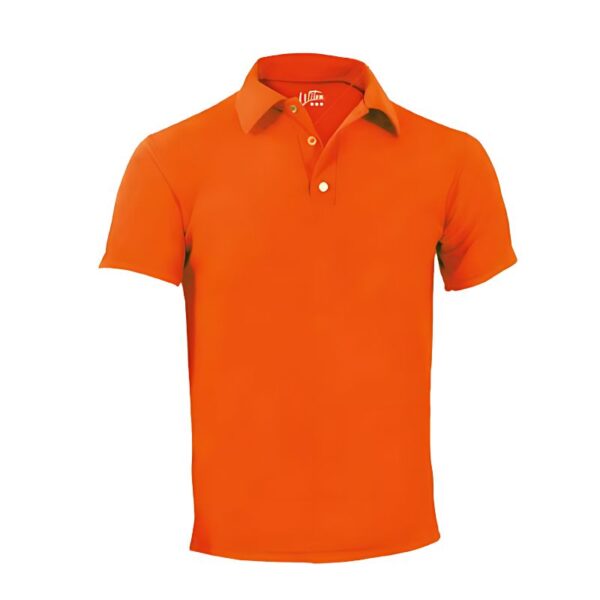 Playera Tipo Polo - Naranja