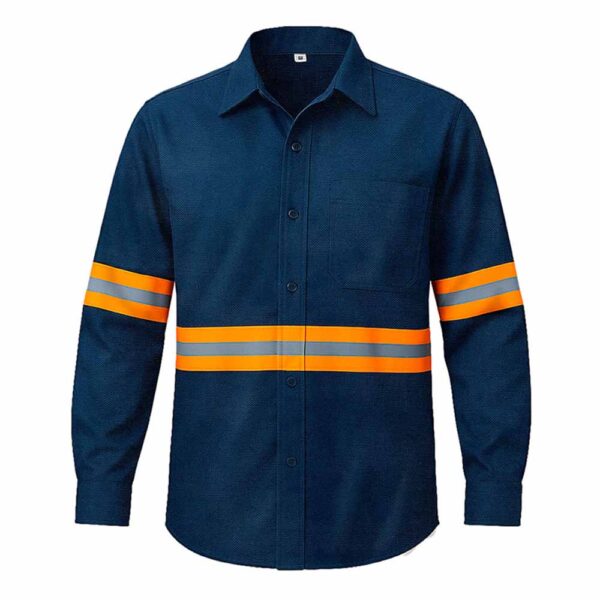 Camisa de Mezclilla & Naranja