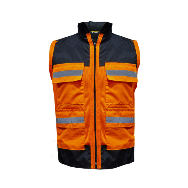 Modelo Bicolor Naranja & Negro