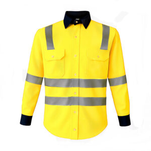 Camisa Gabardina - Amarillo Neón